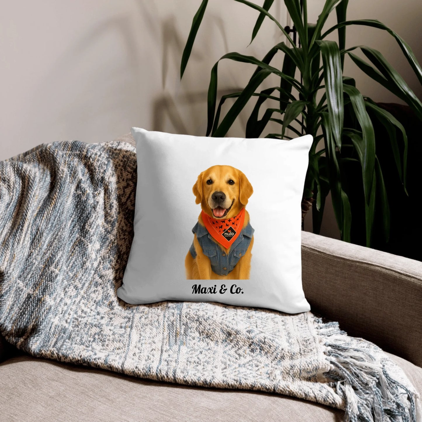 Personalized Pet Photo Pillow Case β Custom Dog Pillow Home Decor